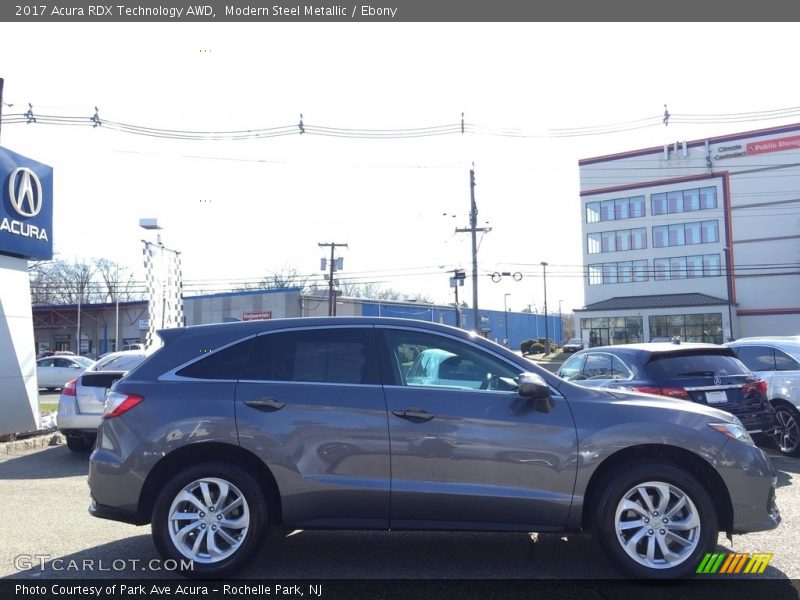 Modern Steel Metallic / Ebony 2017 Acura RDX Technology AWD
