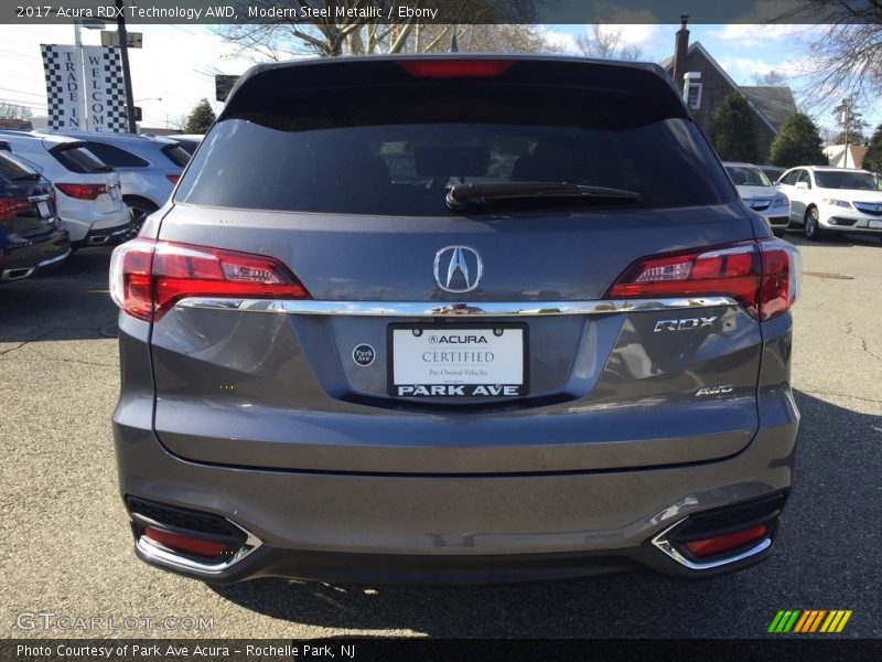 Modern Steel Metallic / Ebony 2017 Acura RDX Technology AWD