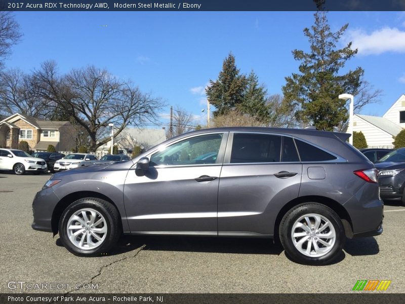 Modern Steel Metallic / Ebony 2017 Acura RDX Technology AWD