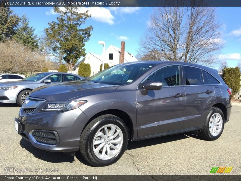 Modern Steel Metallic / Ebony 2017 Acura RDX Technology AWD