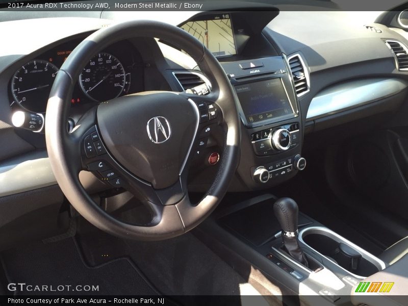 Modern Steel Metallic / Ebony 2017 Acura RDX Technology AWD