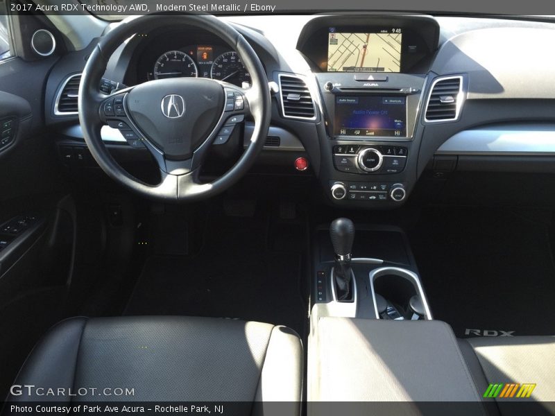 Modern Steel Metallic / Ebony 2017 Acura RDX Technology AWD