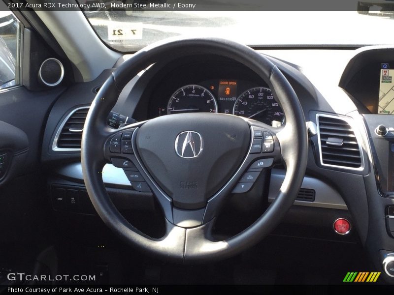 Modern Steel Metallic / Ebony 2017 Acura RDX Technology AWD