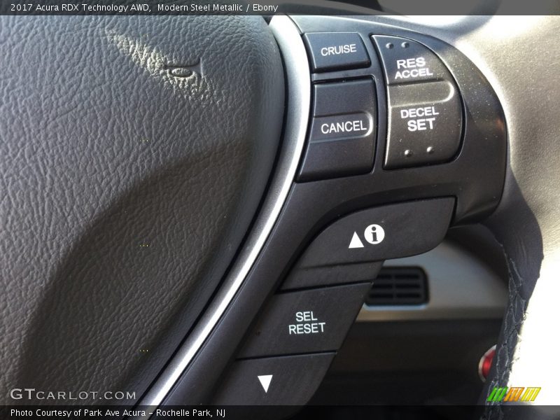 Modern Steel Metallic / Ebony 2017 Acura RDX Technology AWD