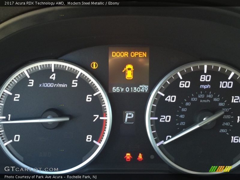 Modern Steel Metallic / Ebony 2017 Acura RDX Technology AWD