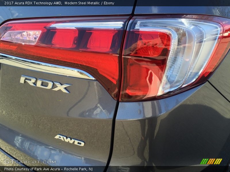 Modern Steel Metallic / Ebony 2017 Acura RDX Technology AWD