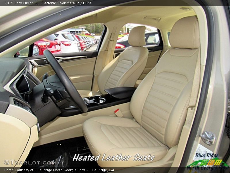 Tectonic Silver Metallic / Dune 2015 Ford Fusion SE