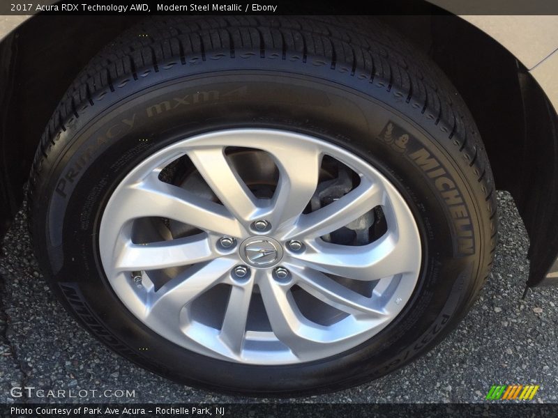 Modern Steel Metallic / Ebony 2017 Acura RDX Technology AWD