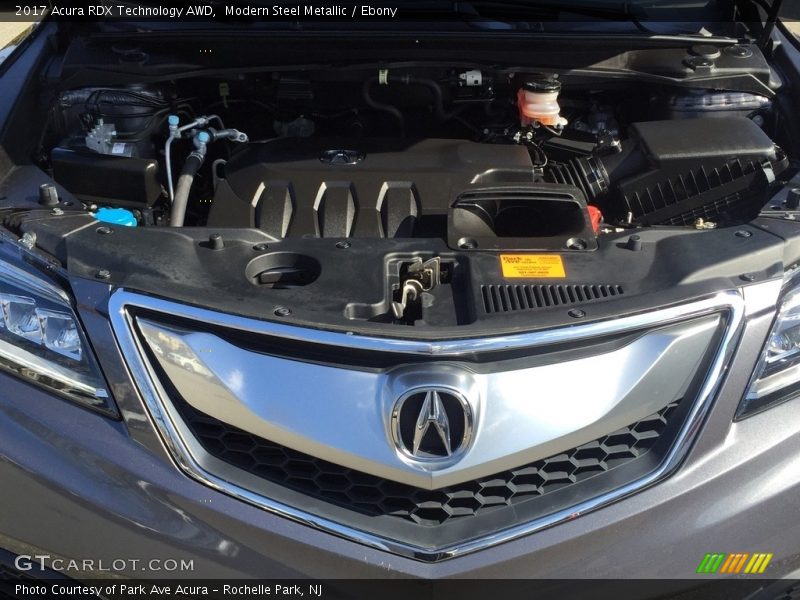 Modern Steel Metallic / Ebony 2017 Acura RDX Technology AWD