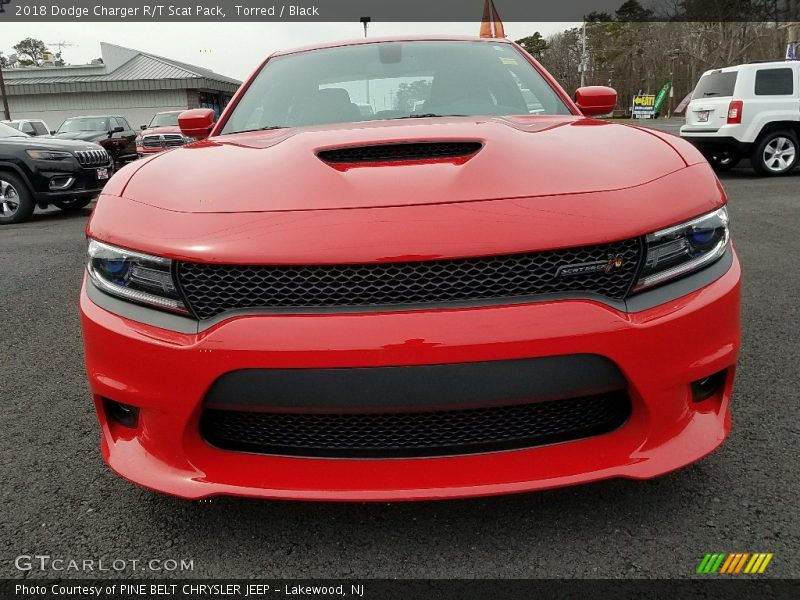 Torred / Black 2018 Dodge Charger R/T Scat Pack