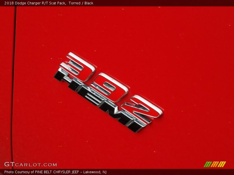 Torred / Black 2018 Dodge Charger R/T Scat Pack