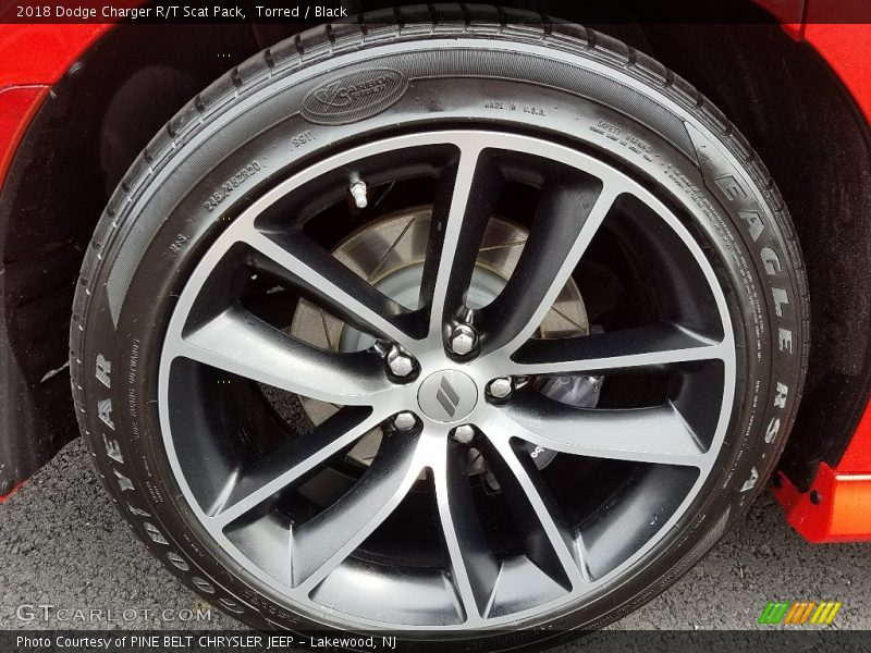 Torred / Black 2018 Dodge Charger R/T Scat Pack