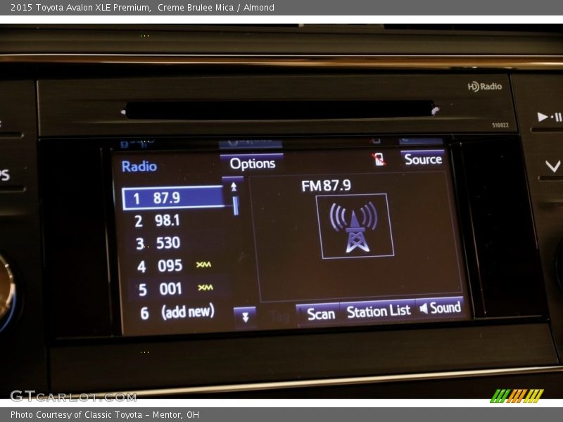 Creme Brulee Mica / Almond 2015 Toyota Avalon XLE Premium