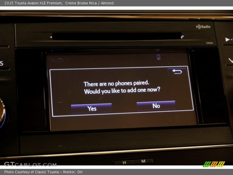 Creme Brulee Mica / Almond 2015 Toyota Avalon XLE Premium