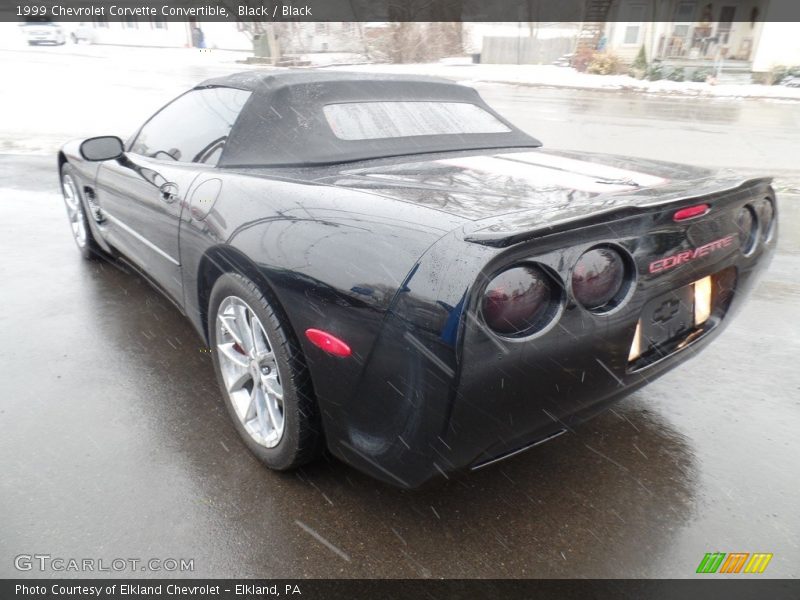 Black / Black 1999 Chevrolet Corvette Convertible