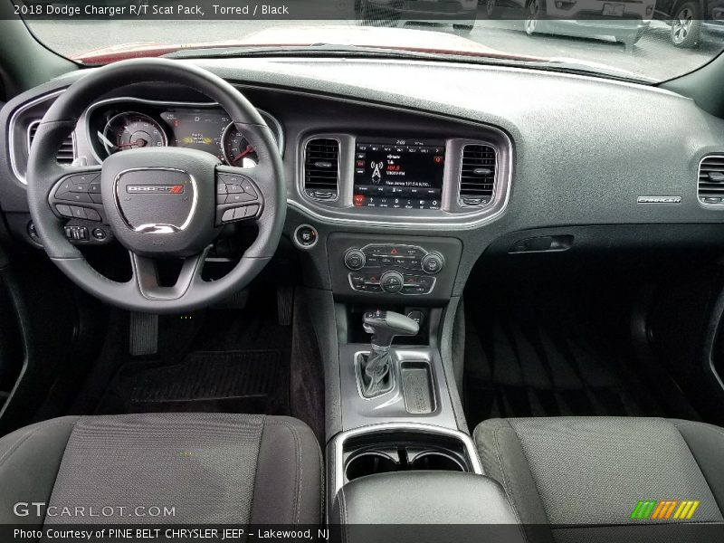 Torred / Black 2018 Dodge Charger R/T Scat Pack