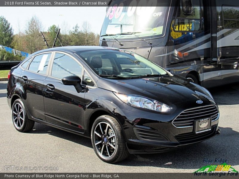 Shadow Black / Charcoal Black 2018 Ford Fiesta SE Sedan