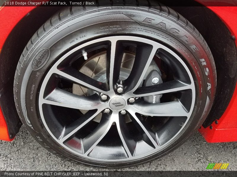 Torred / Black 2018 Dodge Charger R/T Scat Pack