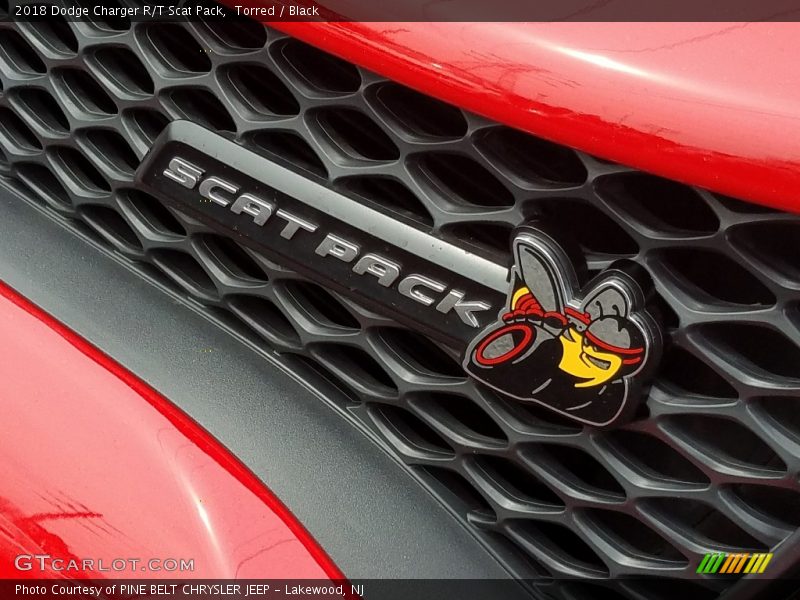 Torred / Black 2018 Dodge Charger R/T Scat Pack
