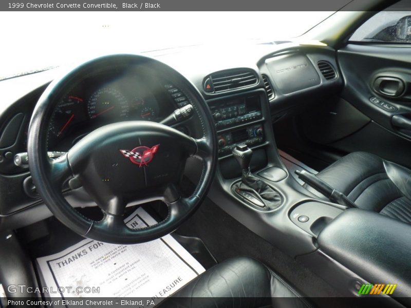 Black / Black 1999 Chevrolet Corvette Convertible