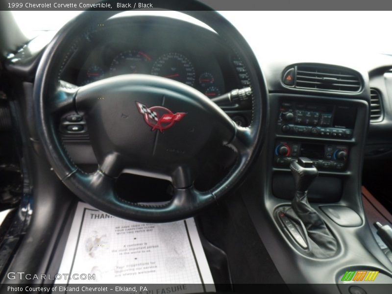Black / Black 1999 Chevrolet Corvette Convertible