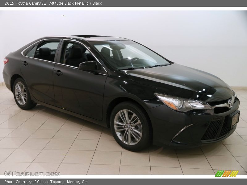 Attitude Black Metallic / Black 2015 Toyota Camry SE