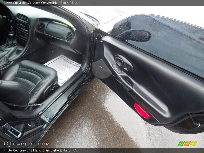 Black / Black 1999 Chevrolet Corvette Convertible