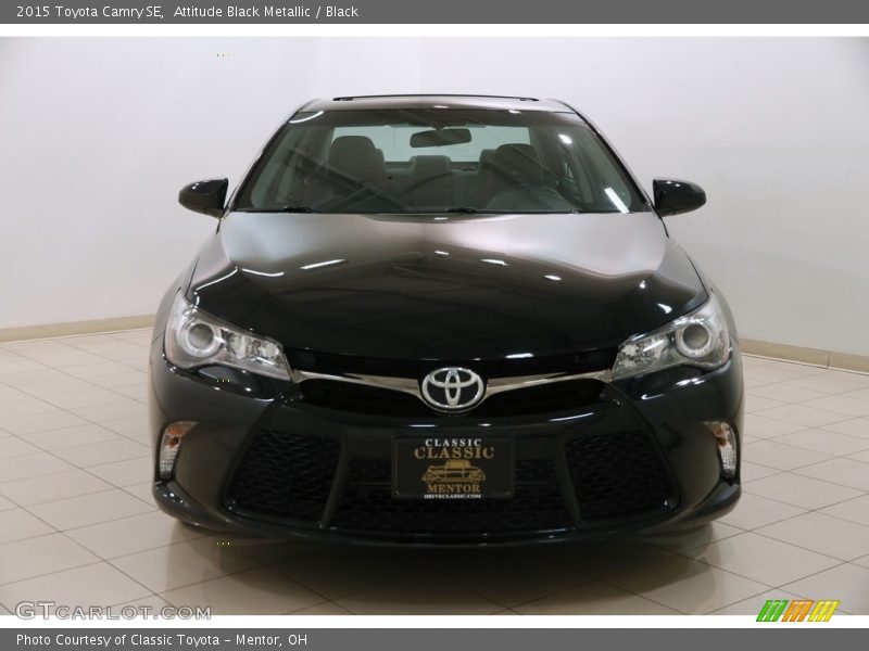 Attitude Black Metallic / Black 2015 Toyota Camry SE