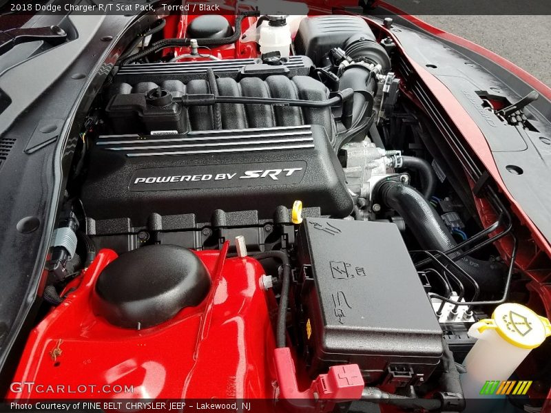 Torred / Black 2018 Dodge Charger R/T Scat Pack
