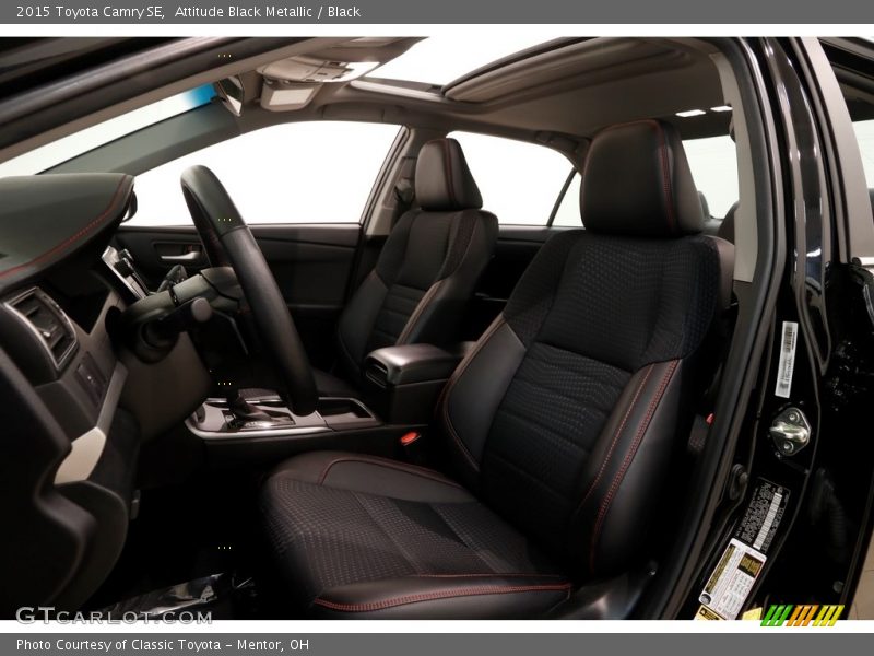 Attitude Black Metallic / Black 2015 Toyota Camry SE