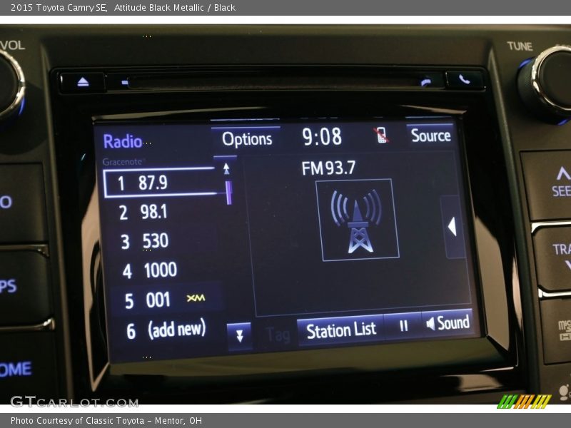 Attitude Black Metallic / Black 2015 Toyota Camry SE