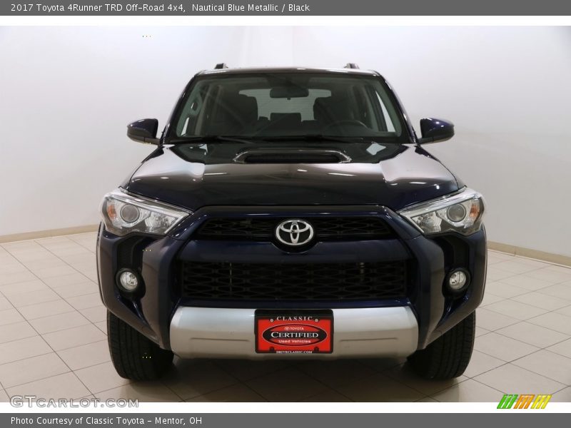 Nautical Blue Metallic / Black 2017 Toyota 4Runner TRD Off-Road 4x4