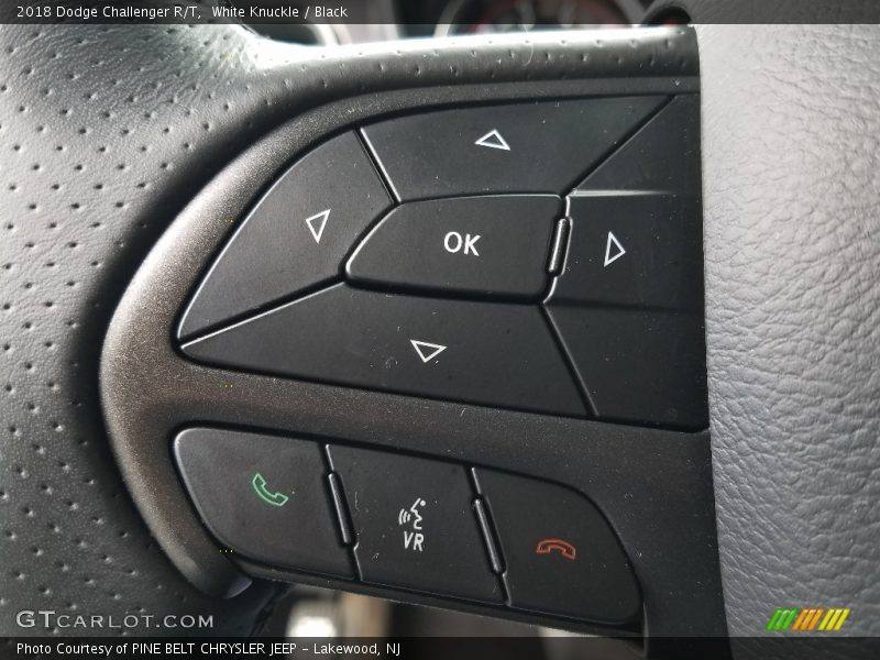 White Knuckle / Black 2018 Dodge Challenger R/T