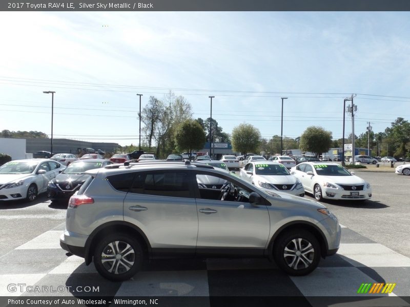 Silver Sky Metallic / Black 2017 Toyota RAV4 LE