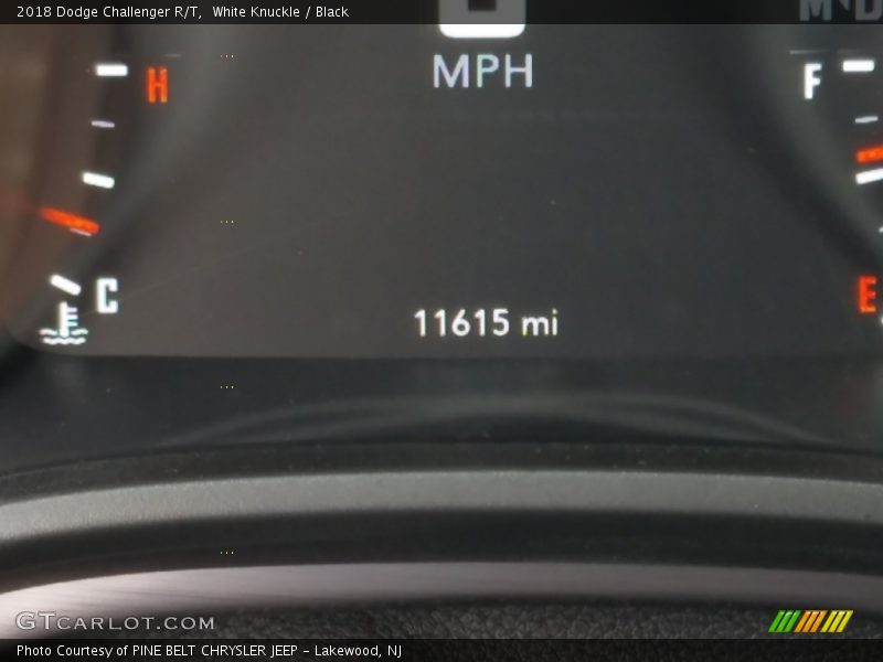 White Knuckle / Black 2018 Dodge Challenger R/T