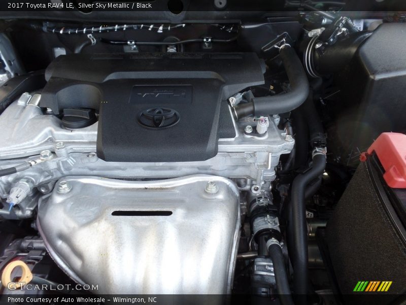 Silver Sky Metallic / Black 2017 Toyota RAV4 LE