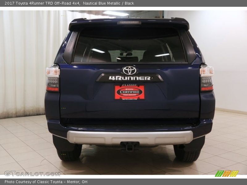 Nautical Blue Metallic / Black 2017 Toyota 4Runner TRD Off-Road 4x4