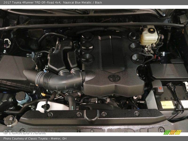 Nautical Blue Metallic / Black 2017 Toyota 4Runner TRD Off-Road 4x4