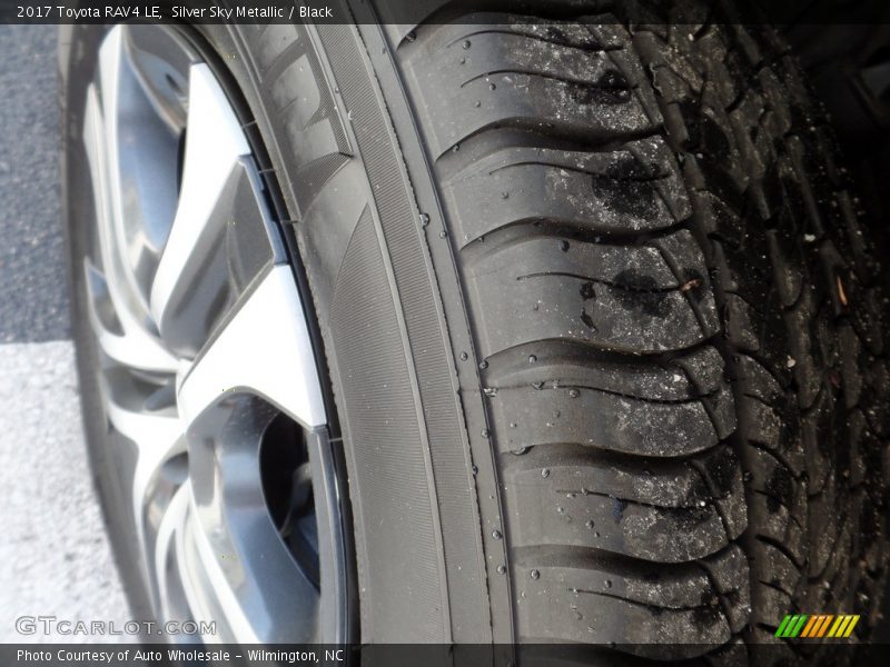 Silver Sky Metallic / Black 2017 Toyota RAV4 LE
