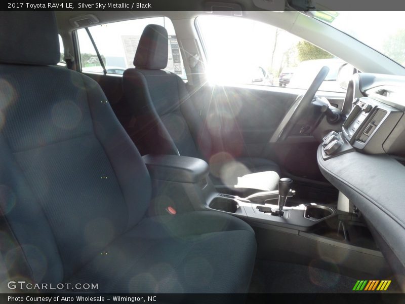 Silver Sky Metallic / Black 2017 Toyota RAV4 LE