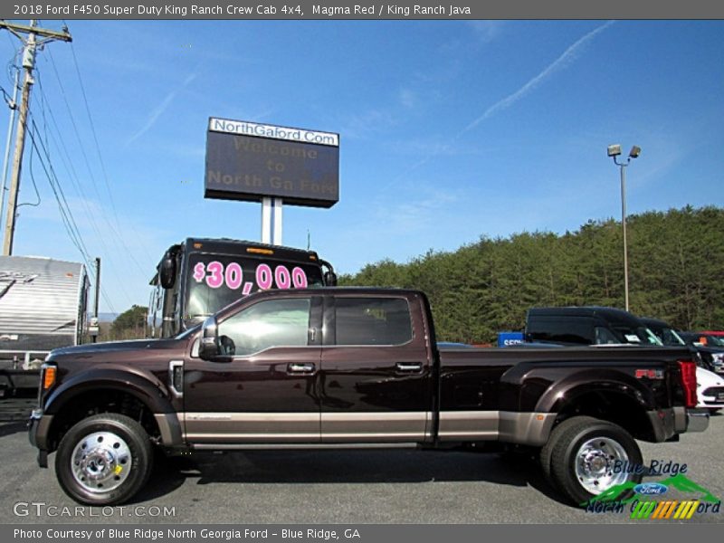 Magma Red / King Ranch Java 2018 Ford F450 Super Duty King Ranch Crew Cab 4x4