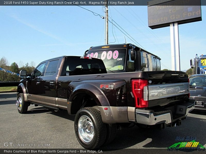 Magma Red / King Ranch Java 2018 Ford F450 Super Duty King Ranch Crew Cab 4x4