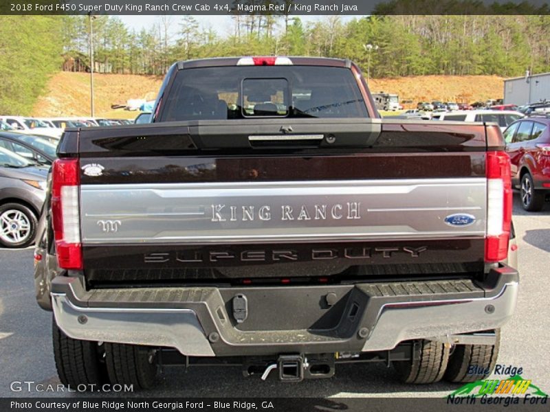 Magma Red / King Ranch Java 2018 Ford F450 Super Duty King Ranch Crew Cab 4x4