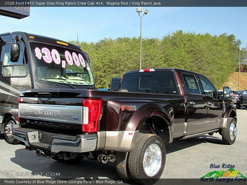 Magma Red / King Ranch Java 2018 Ford F450 Super Duty King Ranch Crew Cab 4x4