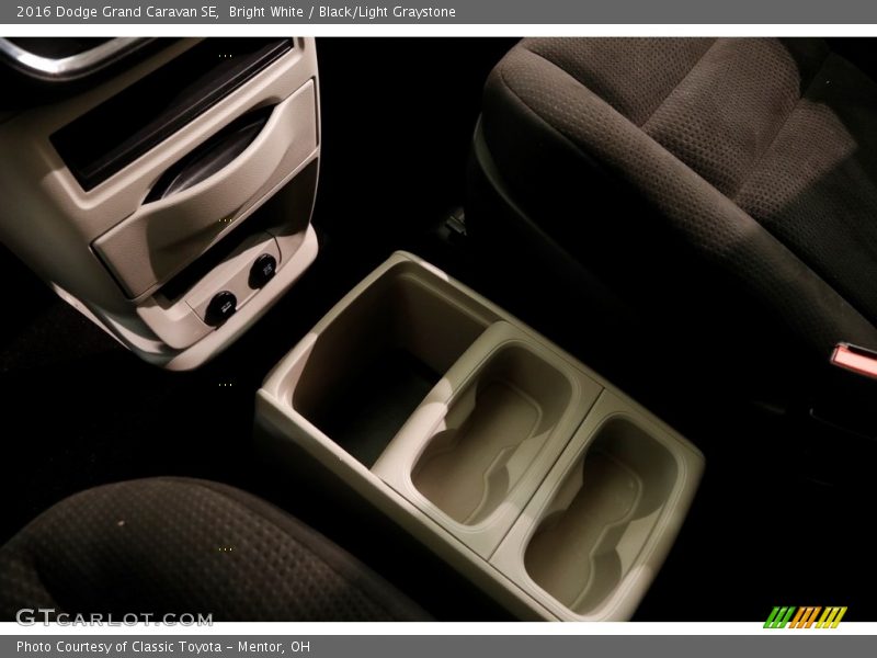 Bright White / Black/Light Graystone 2016 Dodge Grand Caravan SE