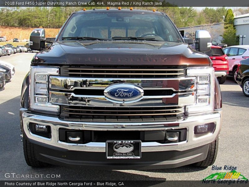 Magma Red / King Ranch Java 2018 Ford F450 Super Duty King Ranch Crew Cab 4x4