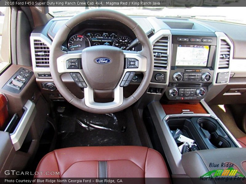Magma Red / King Ranch Java 2018 Ford F450 Super Duty King Ranch Crew Cab 4x4