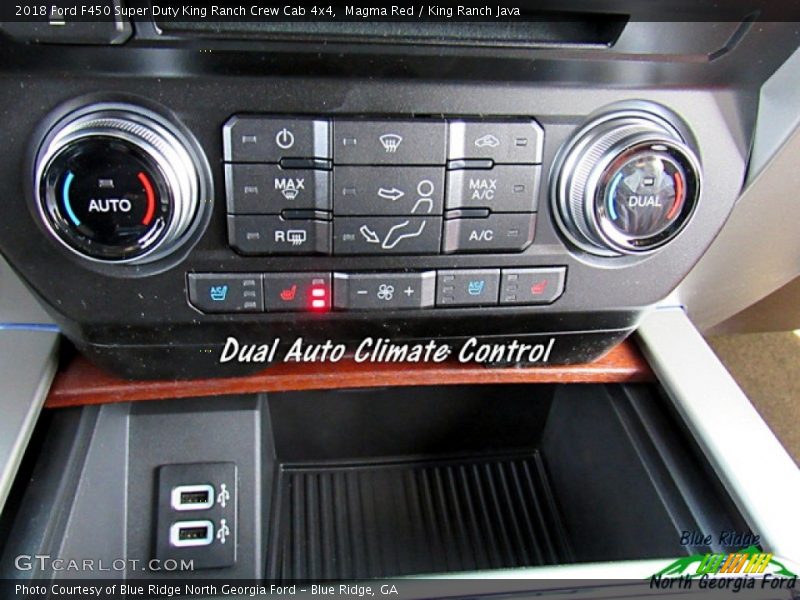 Magma Red / King Ranch Java 2018 Ford F450 Super Duty King Ranch Crew Cab 4x4