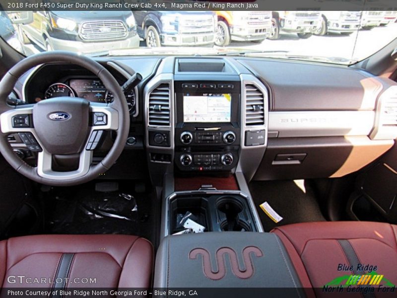 Magma Red / King Ranch Java 2018 Ford F450 Super Duty King Ranch Crew Cab 4x4