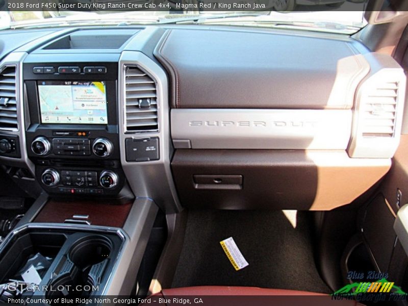 Magma Red / King Ranch Java 2018 Ford F450 Super Duty King Ranch Crew Cab 4x4